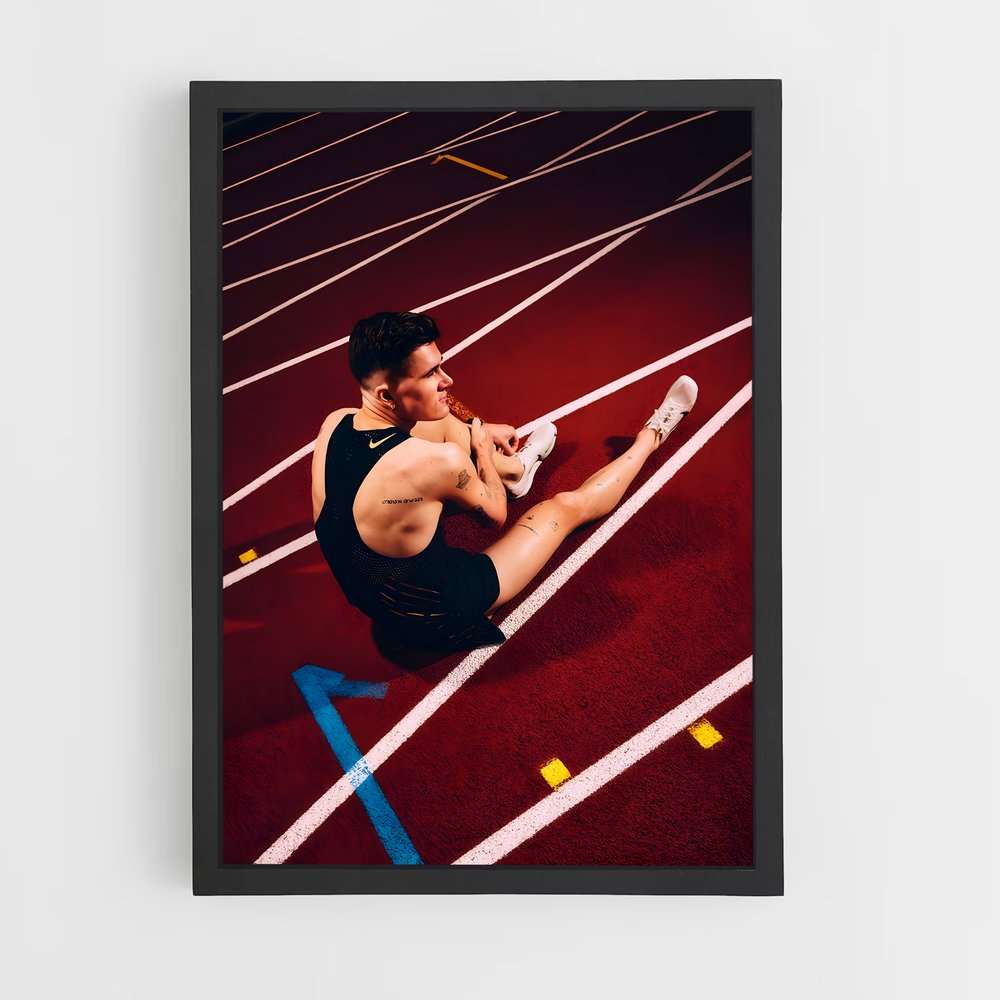Poster Jakob de ingebrigtsen – affiche Athlétisme (vue 2)